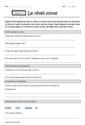 Valeurs de la lettre s – Dictée accompagnée n°7 : 3eme Primaire
