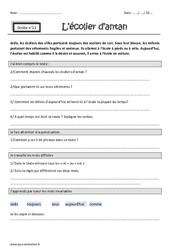 Et ou est – Ponctuation – Dictée accompagnée n°12 : 3eme Primaire
