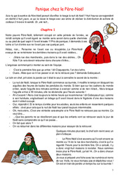 Panique chez le Père – Noël – Conte de noël : 3eme, 4eme, 5eme Primaire