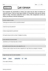 Les canaux – Dictée accompagnée n°21 : 3eme Primaire