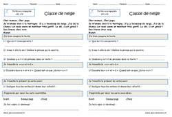 Classe de neige – Dictée accompagnée n°9 : 2eme Primaire