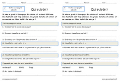 Qui suis – je – Dictée accompagnée n°8 : 2eme Primaire