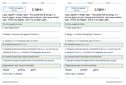 L’ogre – Dictée accompagnée n°7 : 2eme Primaire