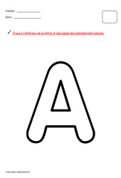 Alphabet en maternelle – Décorer chaque lettre avec une consigne différente : 1ere, 2eme, 3eme Maternelle – Cycle Fondamental
