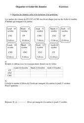 Exercice Proportionnalité, Organisation gestion des données : 3eme ...