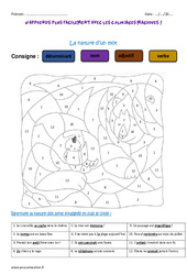 Coloriage magique 2eme Primaire  Pass Education