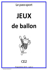 Jeux de ballon – Cycle complet EPS : 3eme Primaire