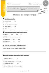 Leçon, Trace écrite Grandeurs Et Mesures : 5eme Primaire - Pass Education