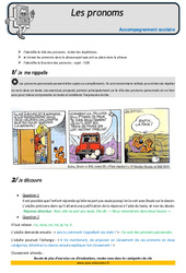Les pronoms - CM1 - Soutien scolaire - Aide aux devoirs - PDF à imprimer
