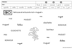 Lecture - Muguet - GS - Grande section - PDF à imprimer