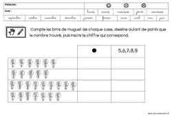Mathématiques - Muguet - GS - Grande section - PDF à imprimer
