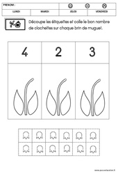 Mathématiques - Muguet - PS - Petite section - PDF à imprimer