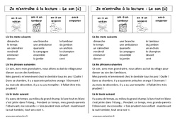 Son ɑ̃ - an - am - en - em - Ce1 - Phonologie – Cycle 2 - PDF à imprimer