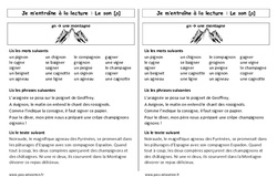 Son [ɲ] - gn – Ce1– Phonologie – Cycle 2 - Etude des sons - PDF à imprimer