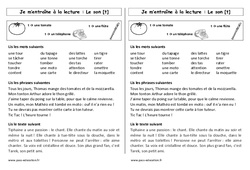 Son t – Ce1 – Phonologie – Cycle 2 - Etude des sons - PDF à imprimer