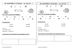 Phonologie CP Exercice valuation R vision Le on Pdf Imprimer
