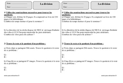 Division – Ce2 – Exercices avec correction - PDF à imprimer