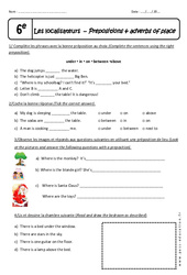 Vocabulaire Anglais 6 me Exercices Cours valuation R vision Pdf 