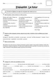 Futur - Cm2 - Evaluation - PDF à imprimer