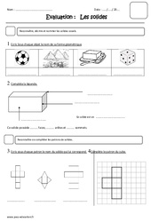 Solides – Ce2 – Evaluation - PDF à imprimer