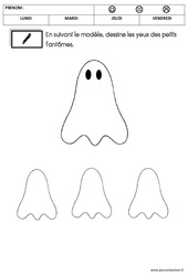 Graphisme - Halloween - Petite section - PS - PDF à imprimer