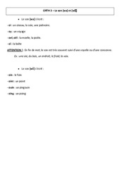 Le son oi - ouin - Ce2 - Leçon - PDF gratuit à imprimer