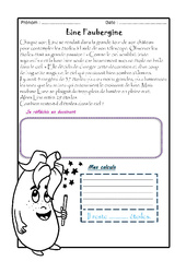 Line l’aubergine - Ce2 - 1 histoire 1 problème - PDF à imprimer