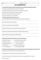 Propositions indépendantes, juxtaposées et coordonnées - 6ème - Exercices - PDF à imprimer