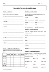 R visions Nombres D cimaux 6 me Exercices Cours valuation R vision 
