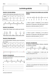 Les nombres décimaux : exercices de maths 6ème (sixième) à 