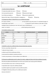 Emploi du conditionnel - 3ème - Exercices corrigés - PDF à imprimer