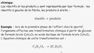 Vidéo Système et transformation chimique - 2de - Vidéos pédagogiques