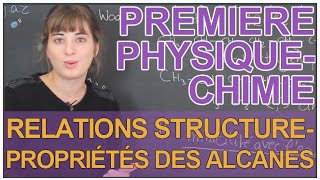 Alcanes et alcools - Première - Propriétés physiques - Vidéos pédagogiques