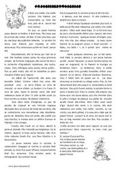 La sorcière amoureuse - Cm1 - Cm2 - Récit - PDF à imprimer
