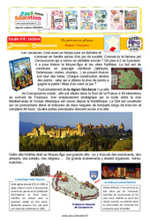 Escale n°4 - Occitanie - CM1 - CM2 - Un petit tour en France - PDF à imprimer