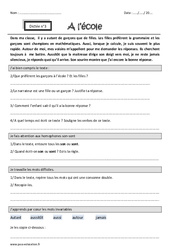 Homophones son-sont - Cm1 - Dictée accompagnée n°3 - PDF à imprimer