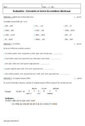 R visions Nombres D cimaux 6 me Exercices Cours valuation R vision 