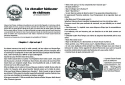 Un chevalier bâtisseur de châteaux - Moyen Age - Chevaliers et seigneurs - Famille Pass'Temps - Lecture 6 - PDF à imprimer