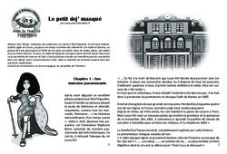 Le petit dej’ masqué - Louis XIV - Famille Pass'Temps - Lecture 10 - PDF à imprimer