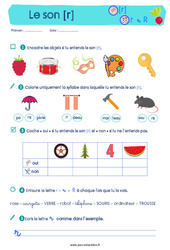Exercice Son Simple CP Cycle 2