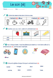 E E Er Et Ez Son Simple Ce1 Cycle 2 Exercice Evaluation Revision Lecon