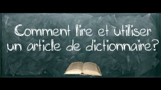 Chercher un mot dans le dictionnaire - Cm1 - Classe inversée - Cycle 3