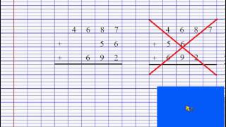Addition de nombres entiers - Cm1 - Classe inversée - Cycle 3