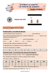 Les mesures de longueurs - CM2 - Soutien scolaire pour les élèves en difficulté.