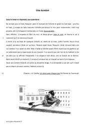 Une évasion - 6ème - Recit - Lecture - PDF à imprimer