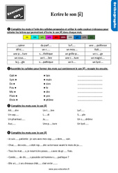 Écrire le son [ɛ̃] – Cm2 - Exercices, révisions - PDF à imprimer