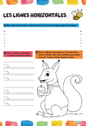 Lignes Horizontales Fichier Graphisme Maternelle Cycle 1 PDF 