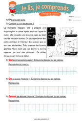 L’élevage de phasmes - CP - CE1 - Mes premiers pas en lecture - PDF à imprimer