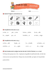Le son [S] – Ce2 – CM1 – Phonologie – Exercices  - PDF à imprimer