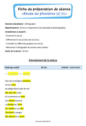 Son [ε] (è) – Ce1 – Ce2 – Phonologie – Fiche de préparation - PDF à imprimer